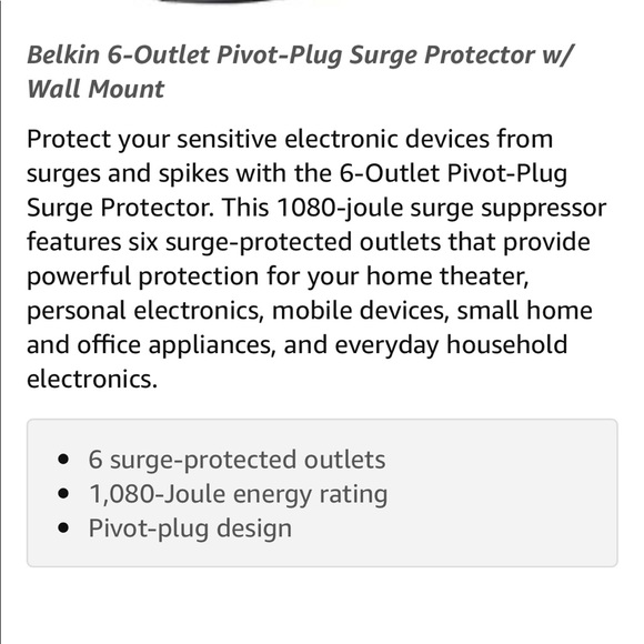 BNIB 6 outlet extender - Picture 5 of 8
